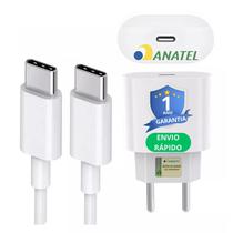 Carregador Turbo P/ Motorola Moto One Vision E20 G22 G20 G30