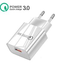 Carregador Turbo Power Para Qualcomm Qc3.0 Cabo V8 Carregador Turbo Power Para Qualcomm Qc3.0 Cabo V8