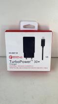 Carregador turbo power preto Carregador turbo power preto