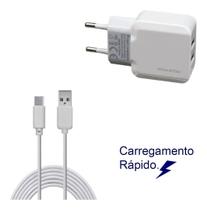 Carregador Turbo Power Rapido Para Todos Tipo C
