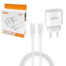 Carregador Turbo Quick Charge 20 Watts Tipo C para Moto G6 G7 G8 G9 G10