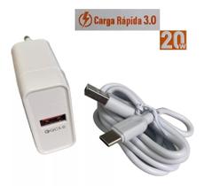 Carregador Turbo rapido com cabo tipo-c PD 20w - H mastom