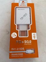 Carregador turbo relog's branco - Relogs