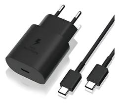 Carregador Turbo Tipo C 45w Para Samsung S22 S21 Note 10 S25 S24 S23 S20 Fe Plus Motorola M22 M31 M3