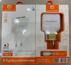 Carregador Turbo Y29-3 Excelente 4.1A Tipo c 2usb - DIGITAL GUANABARA