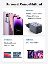 Carregador Ugreen 30W Gan Pd Portátil Com Cabo Tipo C Carregador Ugreen 30W Gan Pd Portátil Com Cabo Tipo C