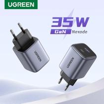 Carregador UGREEN Nexode 35W USB C + USB A GAN PD 3.0 PPS QC 4+ c/ versões 30W 25W 20W 18W