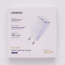 Carregador UGREEN Nexode Mini 30W PD PD 3.0 USB C GAN ( Cor-Roxo ) c/ versões 25W 20W Carregador UGREEN Nexode Mini 30W PD PD 3.0 USB C GAN ( Cor-Roxo ) c/ versões 25W 20W