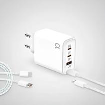 Carregador Ultra Rapido 65w Gan Usb-C/C (De 0 a 80% Carga em 30 minutos) Lumme A'gold Original Carregador Ultra Rapido 65w Gan Usb-C/C (De 0 a 80% Carga em 30 minutos) Lumme A'gold Original