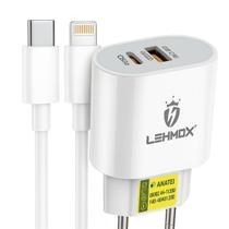 Carregador Ultra Turbo 40W e Cabo Tipo C x Lightning Compatível com iPhone X XR XS 11 12 13 14 Pro Max 7 8 Plus Carregador Ultra Turbo 40W e Cabo Tipo C x Lightning Compatível com iPhone X XR XS 11 12 13 14 Pro Max 7 8 Plus