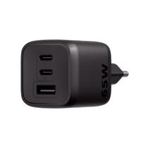 Carregador Ultrarrapido 65w C/ 3 Portas Usb (1 Usb-a 2 Usb-c) Gan Ec21 4820190
