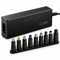 Carregador Universal 120W 9 Conectores 12V 24V Fonte Compativel Monitor Laptop Notbook Carregador Universal 120W 9 Conectores 12V 24V Fonte Compativel Monitor Laptop Notbook