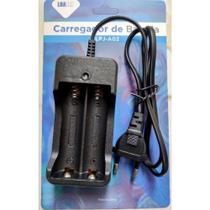 Carregador Universal Bateria Duplo Tomada Bivolt 18650 LPJ-A02 - Luatek Carregador Universal Bateria Duplo Tomada Bivolt 18650 LPJ-A02 - Luatek