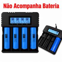 Carregador Universal Bateria Visor LCD 26650 18650 14500 16340 - Enviamos no mesmo dia