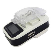 Carregador Universal de Bateria de Celular Com LCD CZK-USB-01 Carregador Universal de Bateria de Celular Com LCD CZK-USB-01