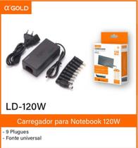 Carregador Universal de Notebook LD-120w - A Gold