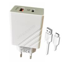 Carregador Universal Turbo Ultra Rápido 45w Tipo C Fonte 9.1A Viagem Trabalho Escritório de Bolsa Carregador Universal Turbo Ultra Rápido 45w Tipo C Fonte 9.1A Viagem Trabalho Escritório de Bolsa