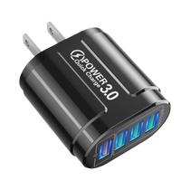 Carregador USB 4 Portas 48W com Quick Charge 3.0 - Para iPhone e Xiaomi