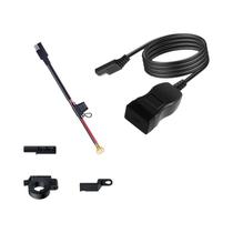 Carregador USB À Prova d'Água Para Motocicleta, Duplo Tipo C PD, Carregamento Rápido 3.0, Conector