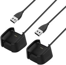 Carregador USB Bicmice Fitbit Versa 2 1m 2 Unidades