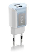 Carregador Usb Bivolt 5V 2.1A 2X Usb Elgin Ct2Usb Homologaçã Carregador Usb Bivolt 5V 2.1A 2X Usb Elgin Ct2Usb Homologaçã