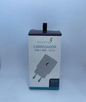 Carregador usb-c 18w +qc3.0