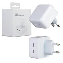 Carregador Usb-C 35W Turbo Compatível com Iphone-11-12-13-14 - Adaptador Tomada com duas portas Carregador Usb-C 35W Turbo Compatível com Iphone-11-12-13-14 - Adaptador Tomada com duas portas