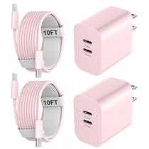 Carregador USB-C Auorld 20W - Porta Dupla para iPhone 16 e 15 com Cabo