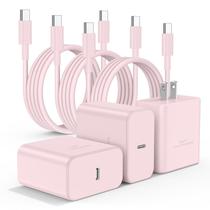 Carregador USB-C Essri de 45 W, pacote com 3 unidades, para Samsung Galaxy Pink Carregador USB-C Essri de 45 W, pacote com 3 unidades, para Samsung Galaxy Pink