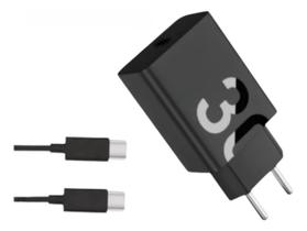 Carregador Usb-c Jet Para Motorola Moto G10 G20 G9 G100 G50 Cor Preto Carregador Usb-c Jet Para Motorola Moto G10 G20 G9 G100 G50 Cor Preto