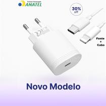 Carregador Usb C Lightning Fonte 20W Ultra Rapido Compatível Modelo iPhon 13