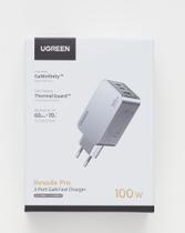 Carregador USB C rápido UGREEN Nexode Pro 100W GaN PD ( Chip GaNIninfinity ) suporta 65W 45W 25W 20W