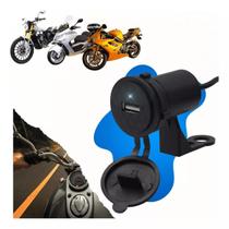 Carregador Usb Celular De Moto Universal Impermeável Charge