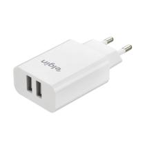 Carregador USB de Tomada - 2 Saídas USB 2A 10W Bivolt Carregador USB de Tomada - 2 Saídas USB 2A 10W Bivolt