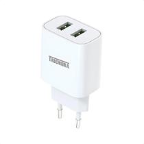 Carregador USB Duplo Carga Rápida 5V 2,4A para Dispositivos Bivolt Carregador USB Duplo Carga Rápida 5V 2,4A para Dispositivos Bivolt