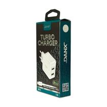 Carregador USB Duplo Turbo Charger 2.4A Com Cabo Lightning Danx- DC21L