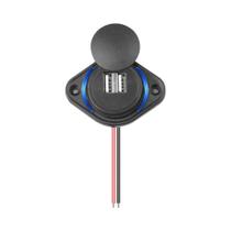 Carregador USB Duplo Universal 12-24V 3.1A PD QC3.0 Para Carro, Moto, Barco, UTV, Trailer E Carregador USB Duplo Universal 12-24V 3.1A PD QC3.0 Para Carro, Moto, Barco, UTV, Trailer E