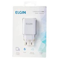 Carregador USB Elgin Para Tomada Bivolt 5W 1A