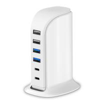 Carregador USB: Estação de carregamento Upoy 45W para vários dispositivos
