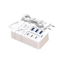 Carregador USB Multiporta 35W PD Tipo C - Adaptador de Parede com Carga Rápida (Plugues UE e EUA)