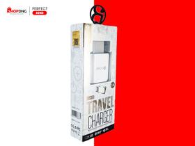 Carregador Usb Normal Android Com 2 Adaptadores V8+ Cabo 1m CH-3