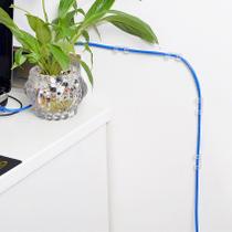 Carregador USB, organizador de clipes de cabo, 20 unidades de borracha de silicone transparente