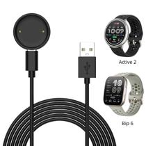 Carregador USB para Amazfit Bip 6 e Active 2 Relógio Smartwatch Carregador USB para Amazfit Bip 6 e Active 2 Relógio Smartwatch
