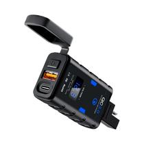 Carregador USB para Motocicleta 12V à Prova d'Água - 6.8A QC3.0