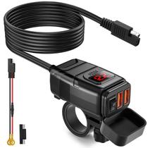 Carregador USB para motocicleta EXTRACTME Quick Charge 3.0 6.8A