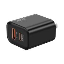 Carregador Usb Pd De Porta Dupla 55w Quick Charge 3.0 Adaptador De Parede Rápido Para Iphone 15 14