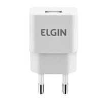 Carregador USB Plug 1 Saída 5V 1A Elgin Carregador USB Plug 1 Saída 5V 1A Elgin