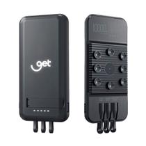 Carregador USB Portátil 10.000mAh, com ventosas, Preto, 72281, GET Carregador USB Portátil 10.000mAh, com ventosas, Preto, 72281, GET