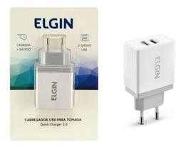 Carregador Usb Quick Charger - 2 Saídas Para Celular Carregador Usb Quick Charger - 2 Saídas Para Celular