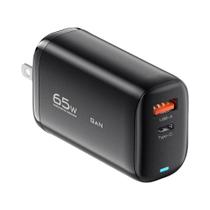 Carregador USB Tipo C 65W - Carga Rápida para Samsung, Xiaomi, Realme, iPhone e Laptops